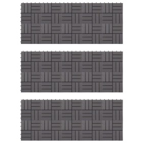 Terrace tiles 30 units washed gray acacia wood 30x30cm by vidaXL, Floors and carpets - Ref: Foro24-3054435, Price: 143,99 €, ...