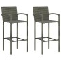 Garden bar set 3 pieces gray by vidaXL, Garden sets - Ref: Foro24-3064869, Price: 278,45 €, Discount: %