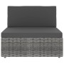 Garden furniture set 5 pieces gray synthetic rattan by vidaXL, Garden sets - Ref: Foro24-3054606, Price: 406,66 €, Discount: %