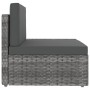 Garden furniture set 5 pieces gray synthetic rattan by vidaXL, Garden sets - Ref: Foro24-3054606, Price: 406,66 €, Discount: %