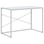 White engineered wood computer desk 110x60x70 cm by vidaXL, Desks - Ref: Foro24-30209, Price: 98,84 €, Discount: %