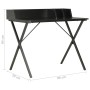 Black desk 80x50x84 cm by vidaXL, Desks - Ref: Foro24-20276, Price: 72,89 €, Discount: %