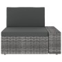 Garden furniture set 8 pieces gray synthetic rattan by vidaXL, Garden sets - Ref: Foro24-3054603, Price: 661,13 €, Discount: %