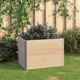 Solid pine wood flower beds 3 units 60x80 cm by vidaXL, Pots and planters - Ref: Foro24-3055161, Price: 101,92 €, Discount: %