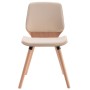 Dining chairs 4 units cream-colored synthetic leather by vidaXL, dining chairs - Ref: Foro24-3054806, Price: 479,75 €, Discou...