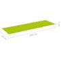 Lounger with cushion bright green impregnated pine wood by vidaXL, Loungers - Ref: Foro24-3065860, Price: 131,66 €, Discount: %