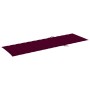 Tumbona con cojín rojo tinto madera de pino impregnada de vidaXL, Tumbonas - Ref: Foro24-3065828, Precio: 104,99 €, Descuento: %