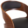 Dining chairs 4 pcs curved wood and synthetic leather by vidaXL, dining chairs - Ref: Foro24-3054909, Price: 561,99 €, Discou...