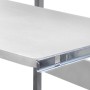 White Adjustable Workstation Computer Desk by vidaXL, Desks - Ref: Foro24-20062, Price: 113,46 €, Discount: %