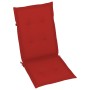 Garden chairs 6 pcs solid teak wood red cushions by vidaXL, Garden chairs - Ref: Foro24-3065566, Price: 687,72 €, Discount: %