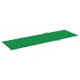 Tumbona con cojín verde madera de pino impregnada de vidaXL, Tumbonas - Ref: Foro24-3065854, Precio: 131,81 €, Descuento: %