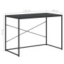 Black particleboard computer desk 110x60x70 cm by vidaXL, Desks - Ref: Foro24-30208, Price: 92,21 €, Discount: %