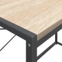 Black and Oak Engineered Wood Computer Desk by vidaXL, Desks - Ref: Foro24-30207, Price: 89,61 €, Discount: %