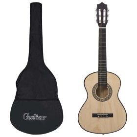 Classical guitar for beginners and children with case 1/2 34" by vidaXL, Guitars - Ref: Foro24-3055602, Price: 61,14 €, Disco...