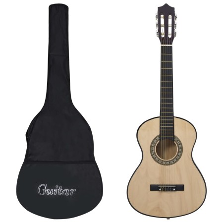 Konzertgitarre für Einsteiger und Kinder mit Koffer 1/2 34" von vidaXL, Gitarren - Ref: Foro24-3055602, Preis: 61,14 €, Rabat...