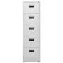 Armario archivador de acero gris claro 46x62x164 cm de vidaXL, Armarios archivadores - Ref: Foro24-336283, Precio: 393,99 €, ...