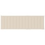 Tumbona con cojín crema madera de pino impregnada de vidaXL, Tumbonas - Ref: Foro24-3065821, Precio: 120,08 €, Descuento: %