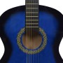 Guitarra clásica para principiantes con funda azul 4/4 39" de vidaXL, Guitarras - Ref: Foro24-3055599, Precio: 77,16 €, Descu...