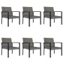 Garden dining set 7 pieces gray synthetic rattan by vidaXL, Garden sets - Ref: Foro24-3065714, Price: 368,42 €, Discount: %