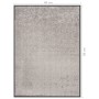 Graue Fußmatte 60x80 cm von vidaXL, Fußmatten - Ref: Foro24-331590, Preis: 26,84 €, Rabatt: %