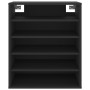 Black plywood shoe cabinet 60x35x70 cm by vidaXL, Shoe racks and shoe organizers - Ref: Foro24-808937, Price: 73,99 €, Discou...