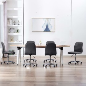 Dining chairs 6 units dark gray fabric by vidaXL, dining chairs - Ref: Foro24-3056541, Price: 350,99 €, Discount: %