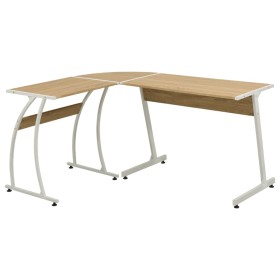 Oak L-Shaped Corner Desk by vidaXL, Desks - Ref: Foro24-20133, Price: 123,00 €, Discount: %