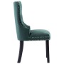 Dining chairs 6 units dark green velvet by vidaXL, dining chairs - Ref: Foro24-3055876, Price: 834,90 €, Discount: %