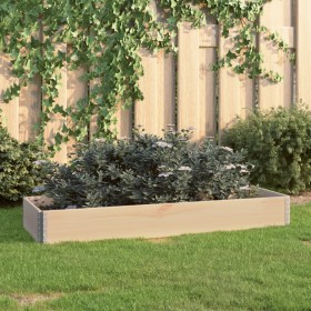 Arriate de madera maciza de pino 50x150 cm de vidaXL, Maceteros y jardineras - Ref: Foro24-3055166, Precio: 51,85 €, Descuent...