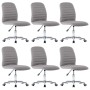 Dining chairs 6 units light gray fabric by vidaXL, dining chairs - Ref: Foro24-3056540, Price: 334,24 €, Discount: %