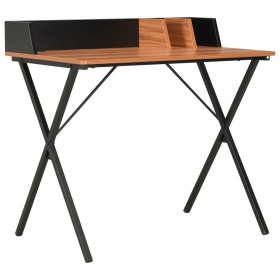 Black and brown desk 80x50x84 cm by vidaXL, Desks - Ref: Foro24-20274, Price: 63,99 €, Discount: %