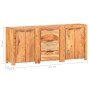 Sideboard mit 3 Schubladen und 4 Türen aus massivem Akazienholz von vidaXL, Sideboards - Ref: Foro24-3056726, Preis: 546,52 €...