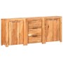 Sideboard with 3 drawers and 4 doors solid acacia wood by vidaXL, Sideboards - Ref: Foro24-3056726, Price: 546,52 €, Discount: %