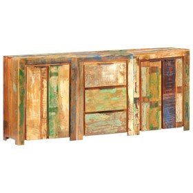 Sideboard with 3 drawers and 4 doors solid recycled wood by vidaXL, Sideboards - Ref: Foro24-3056727, Price: 525,99 €, Discou...