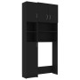 Mueble para lavadora madera de ingeniería negro de vidaXL, Accesorios para lavadoras y secadoras - Ref: Foro24-3055637, Preci...