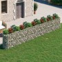 Galvanized iron gabion bed 610x50x100 cm by vidaXL, Pots and planters - Ref: Foro24-152039, Price: 187,09 €, Discount: %