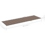 Tumbona de jardín con mesa y cojín de madera de pino impregnada de vidaXL, Tumbonas - Ref: Foro24-3065962, Precio: 179,41 €, ...