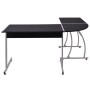 L-shaped black corner desk by vidaXL, Desks - Ref: Foro24-20132, Price: 101,98 €, Discount: %