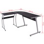 L-shaped black corner desk by vidaXL, Desks - Ref: Foro24-20132, Price: 101,98 €, Discount: %