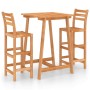 Garden bar table and chairs 3 pieces solid acacia wood by vidaXL, Garden sets - Ref: Foro24-3057848, Price: 214,84 €, Discoun...