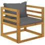 Garden furniture 7 pcs cushions solid acacia wood by vidaXL, Garden sets - Ref: Foro24-3057613, Price: 610,02 €, Discount: %