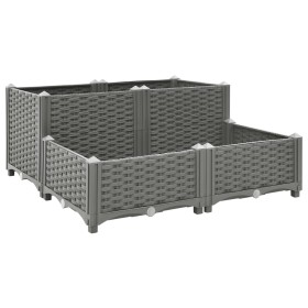 Polypropylene flower bed 80x80x38 cm by vidaXL, Pots and planters - Ref: Foro24-153301, Price: 68,09 €, Discount: %