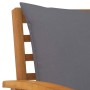 Garden furniture 5 pieces cushions solid acacia wood by vidaXL, Garden sets - Ref: Foro24-3057791, Price: 419,25 €, Discount: %