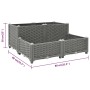 Arriate polipropileno 80x80x38 cm de vidaXL, Maceteros y jardineras - Ref: Foro24-153301, Precio: 68,04 €, Descuento: %