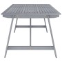 Garden dining set 7 pieces solid gray acacia wood by vidaXL, Garden sets - Ref: Foro24-3057856, Price: 659,41 €, Discount: %