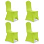 Elastic chair cover 4 units green by vidaXL, Covers - Ref: Foro24-131417, Price: 21,28 €, Discount: %