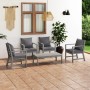 Garden furniture 5 pcs gray cushions solid acacia wood by vidaXL, Garden sets - Ref: Foro24-3057785, Price: 345,99 €, Discoun...