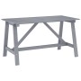 Garden dining set 5 pieces solid gray acacia wood by vidaXL, Garden sets - Ref: Foro24-3057854, Price: 364,72 €, Discount: %