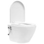 Wand-WC ohne Kanten versteckter Keramik-Spülkasten weiß von vidaXL, Badezimmer - Ref: Foro24-3055348, Preis: 334,12 €, Rabatt: %