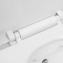 Inodoro WC de pared sin bordes cisterna oculta cerámica blanco de vidaXL, Baños - Ref: Foro24-3055348, Precio: 334,12 €, Desc...